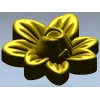 Рельефная розетка "Лепесток" - 3D модель STL для ЧПУ
