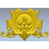 Картуш "Розалия" - декоративная 3D модель STL для ЧПУ