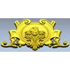Картуш "Розалия" - декоративная 3D модель STL для ЧПУ