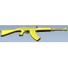 AK-style rifle decorative STL 3D model for CNC