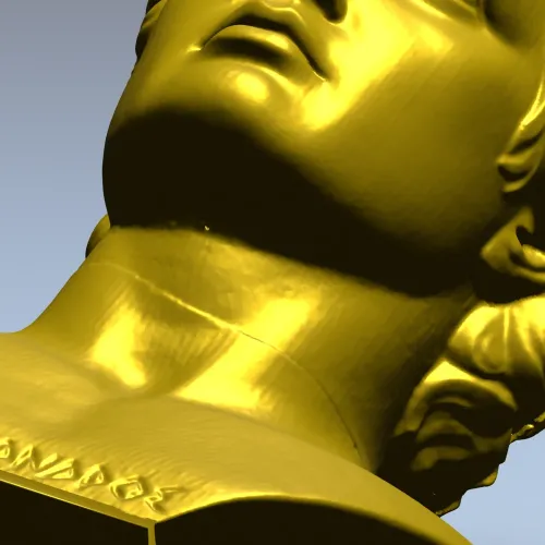 Hellenistic Youth Bust - STL 3D model for CNC milling