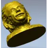 Бюст пожилого учёного - 3D модель STL для ЧПУ