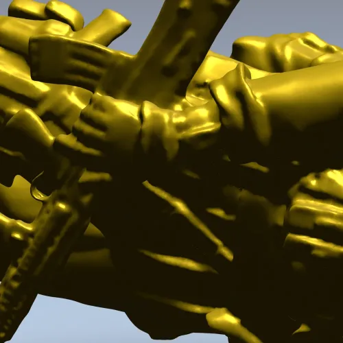 American Soldier 3D Model (STL) for CNC Milling