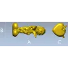 Reclining Cupid on Heart - high-relief STL 3D model for CNC