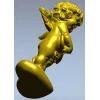 Купидон на подушке - 3D модель STL для ЧПУ