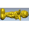 Купидон с сердцем - 3D модель STL для ЧПУ