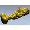 Купидон с сердцем - 3D модель STL для ЧПУ