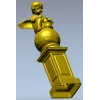 Херувим на постаменте - 3D модель STL для ЧПУ