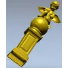 Херувим на постаменте - 3D модель STL для ЧПУ
