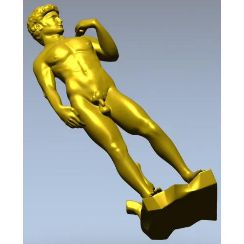 3D модель статуи Давида в формате STL для ЧПУ