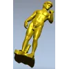 3D модель статуи Давида в формате STL для ЧПУ