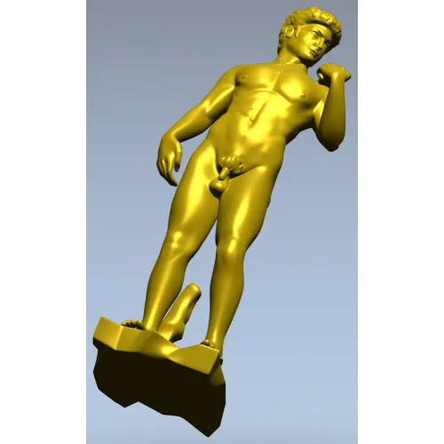 3D модель статуи Давида в формате STL для ЧПУ