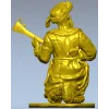 Балалайщик - 3D модель STL для ЧПУ