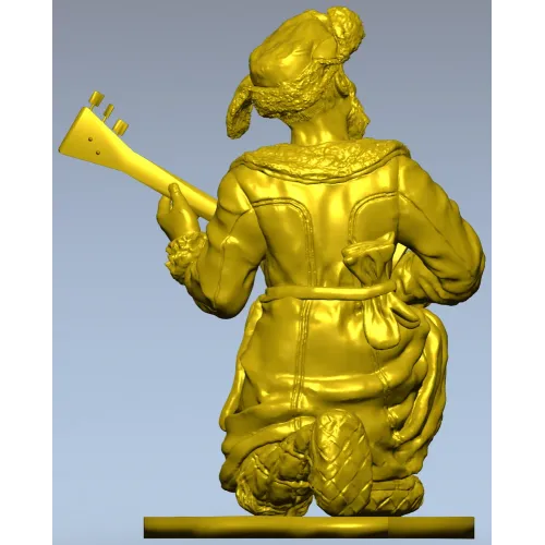 Балалайщик - 3D модель STL для ЧПУ