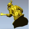 Балалайщик - 3D модель STL для ЧПУ