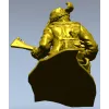 Балалайщик - 3D модель STL для ЧПУ