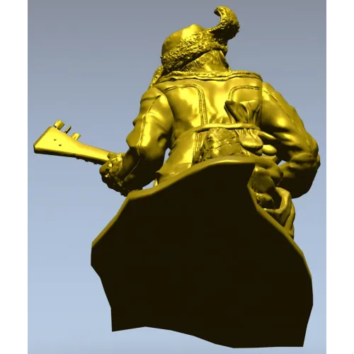Балалайщик - 3D модель STL для ЧПУ