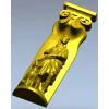 Пилястра "Охотница с псом" - 3D модель STL для ЧПУ
