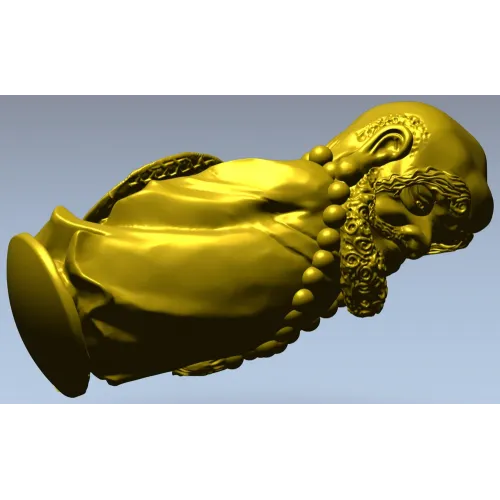 Бюст Бодхидхармы - 3D модель STL для ЧПУ