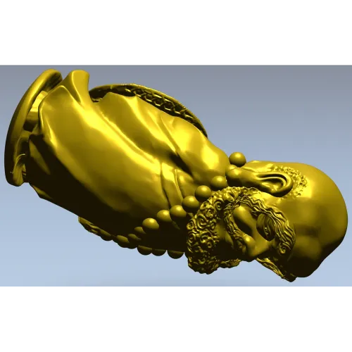 Бюст Бодхидхармы - 3D модель STL для ЧПУ
