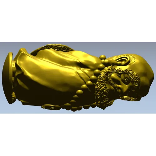 Бюст Бодхидхармы - 3D модель STL для ЧПУ