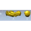 Бюст Бодхидхармы - 3D модель STL для ЧПУ