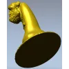 Бодхидхарма - резной бюст в формате STL для ЧПУ