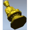 Медитирующий Будда на лотосе - 3D модель STL для ЧПУ