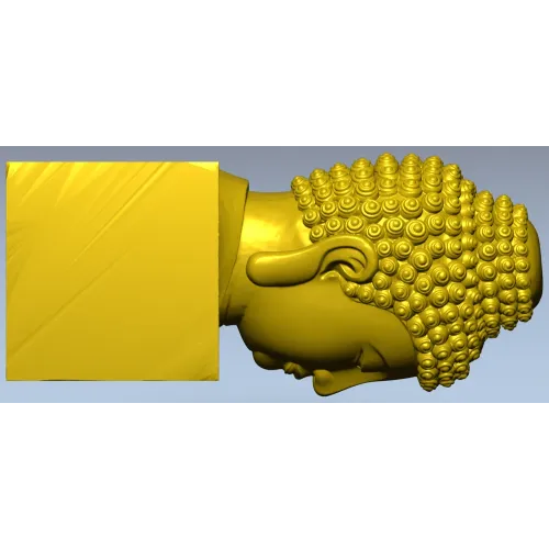 Голова Будды - 3D модель STL для ЧПУ