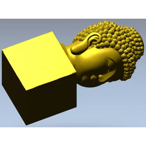 Голова Будды - 3D модель STL для ЧПУ