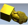 Голова Будды - 3D модель STL для ЧПУ
