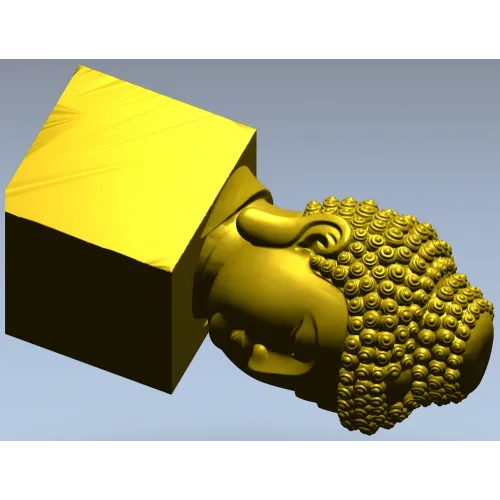 Голова Будды - 3D модель STL для ЧПУ
