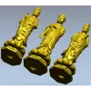 Buddha and Bodhisattva Lotus Statues STL