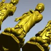 Buddha and Bodhisattva Lotus Statues STL