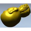Будда с большой головой - 3D модель STL для ЧПУ