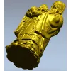 Будда с ребёнком - 3D модель в формате STL для ЧПУ