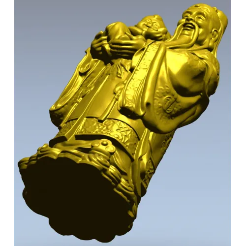 Будда с ребёнком - 3D модель в формате STL для ЧПУ