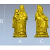 Будда с ребёнком - 3D модель в формате STL для ЧПУ