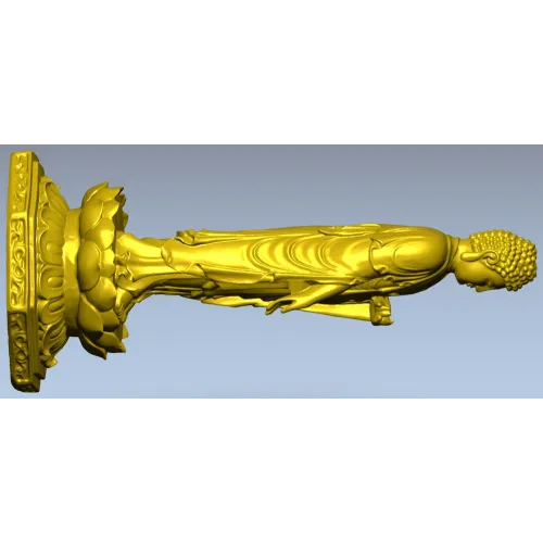 3D модель STL - Будда на лотосе для ЧПУ