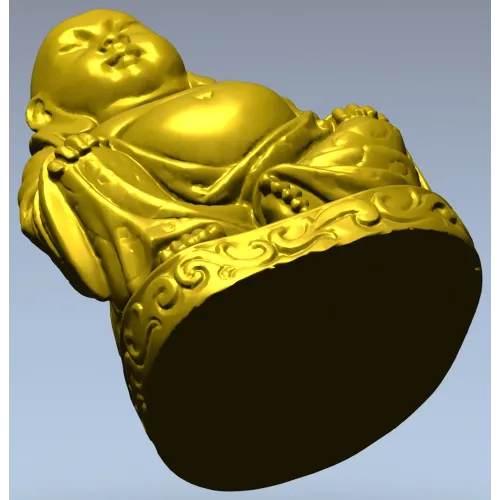 Смеющийся Будда - 3D модель STL для ЧПУ