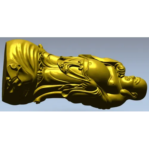 Полнофигурный Хотэй - 3D модель STL для ЧПУ