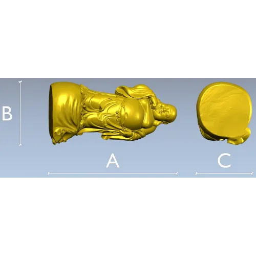Полнофигурный Хотэй - 3D модель STL для ЧПУ