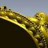 Радостный Будда на лотосе - 3D модель STL для ЧПУ