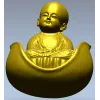 Младенец Будды в лотосе - STL 3D модель для ЧПУ
