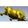 Гневный бык - 3D модель STL для ЧПУ, барельеф и статуэтка