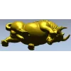 Гневный бык - 3D модель STL для ЧПУ, барельеф и статуэтка