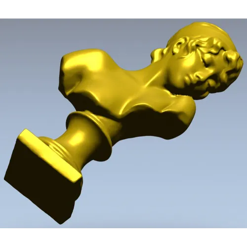 Бюст юной красавицы - 3D модель STL для ЧПУ