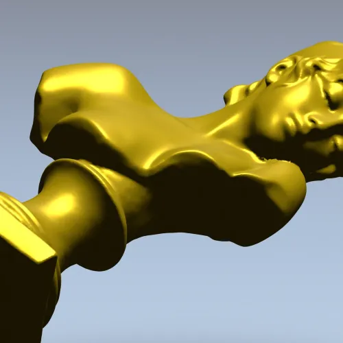 Бюст юной красавицы - 3D модель STL для ЧПУ