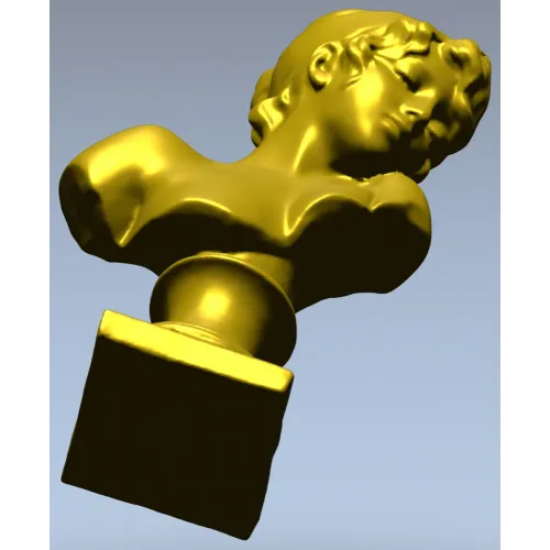 Бюст юной красавицы - 3D модель STL для ЧПУ