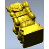 Ганеша на троне - 3D модель STL для ЧПУ